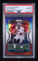 Jalen Hurts 2020 Panini Prizm Prizms Red White and Blue #343 RC (PSA 10) at PristineAuction.com