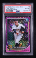 Paul Skenes 2025 Bowman Chrome Mega Box Pink Refractor #30 #112/199 (PSA 10) at PristineAuction.com