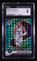 Tyrese Haliburton 2020-21 Panini Mosaic Green Mosaic #264 RC (CGC 9) at PristineAuction.com