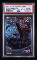Damian Lillard 2019-20 Donruss Optic Rainmakers Holo Fast Break #11 (PSA 10) at PristineAuction.com