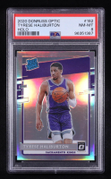 Tyrese Haliburton 2020-21 Donruss Optic Holo #162 RR RC (PSA 8) at PristineAuction.com