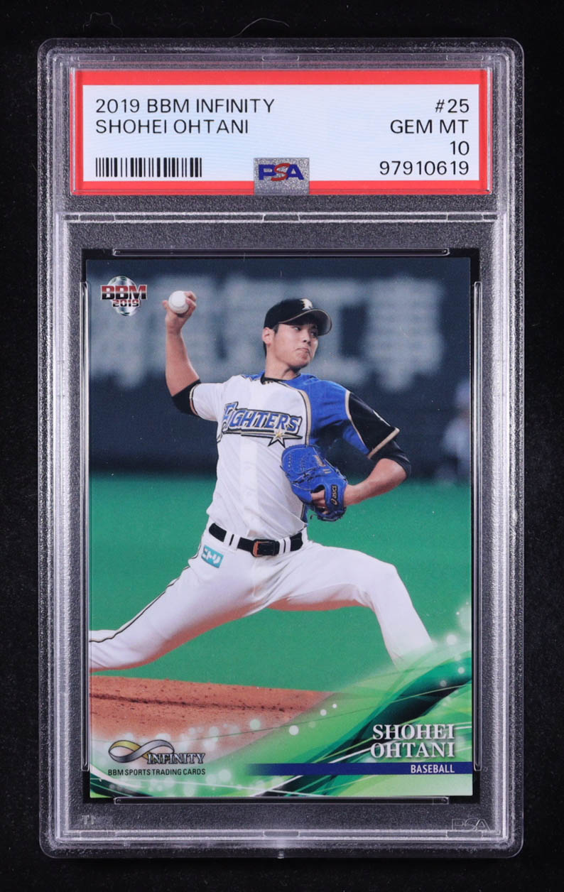 Shohei Ohtani 2019 BBM Infinity #25 RC (PSA 10) at PristineAuction.com Shohei Ohtani 2019 BBM Infinity #25 RC (PSA 10) at PristineAuction.com