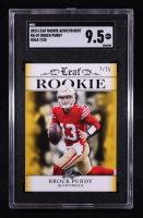 Brock Purdy 2023 Leaf Rookie Achievement Gold #RA07 #7/25 (SGC 9.5) at PristineAuction.com