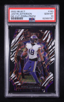 Justin Jefferson 2022 Select Die-Cut Zebra Prizm #163 (PSA 10) at PristineAuction.com