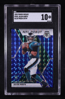 Jalen Hurts 2020 Mosaic Blue Prizm #265 #29/99 RC (SGC 10) at PristineAuction.com