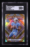 Drake Maye 2023 Bowman University Chrome Early Risers Gold Refractor #ER2 RC #27/50 (SGC 10) at PristineAuction.com
