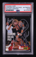 Diamond Dallas Page Signed 1995 Cardz WCW Main Event #13 Inscribed "Bang, HOF 2017" (PSA) at PristineAuction.com