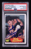 Ricky "The Dragon" Steamboat Signed 1985 O-Pee-Chee WWF #5 Inscribed "HOF 2009" (PSA) at PristineAuction.com