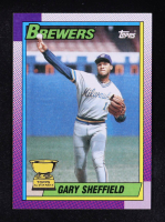 Gary Sheffield 1990 Topps #718 / Brewers at PristineAuction.com