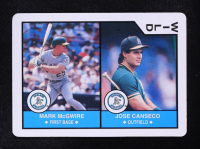 Jose Canseco / Mark McGwire 1990 Baseball Major League All-Stars Playing Card #NNO at PristineAuction.com