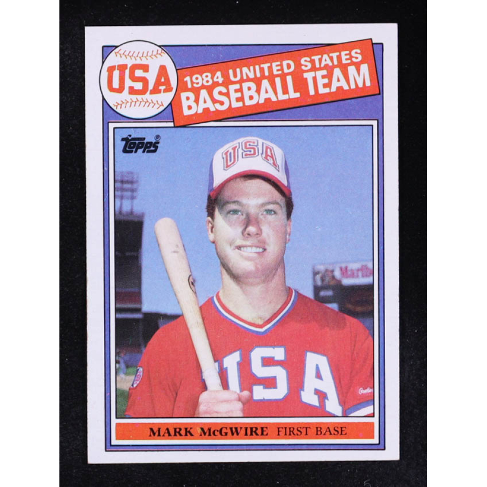 Mark McGwire 1985 Topps #401 OLY RC at PristineAuction.com