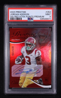 Jordan Addison 2023 Prestige Xtra Points Signatures Premium Red #352 RC #27/199 (PSA 9) at PristineAuction.com