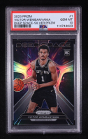 Victor Wembanyama 2023-24 Panini Prizm Deep Space Prizms Silver #1 RC (PSA 10) at PristineAuction.com