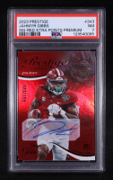 Jahmyr Gibbs 2023 Prestige Xtra Points Signatures Premium Red #343 RC #123/199 (PSA 7) at PristineAuction.com