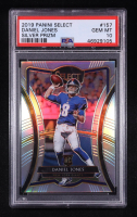 Daniel Jones 2019 Panini Select Silver Prizm #157 RC (PSA 10) at PristineAuction.com