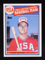 Mark McGwire 1985 Topps #401 OLY RC at PristineAuction.com