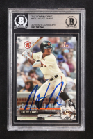 Heliot Ramos Signed 2017 Bowman Draft #BD12 (BGS) at PristineAuction.com
