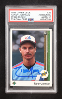 Randy Johnson Signed 1989 Upper Deck #25 RC (PSA | Auto 10) at PristineAuction.com