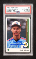 Randy Johnson Signed 1989 Upper Deck #25 RC (PSA | Auto 10) at PristineAuction.com