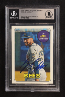 Jo Adell Signed 2018 Topps Heritage Minors #220 (BGS) at PristineAuction.com