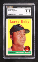 Larry Doby 1958 Topps #424 (CGC 5.5) at PristineAuction.com
