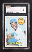 Ernie Banks 1969 Topps #20 (CGC 7) at PristineAuction.com