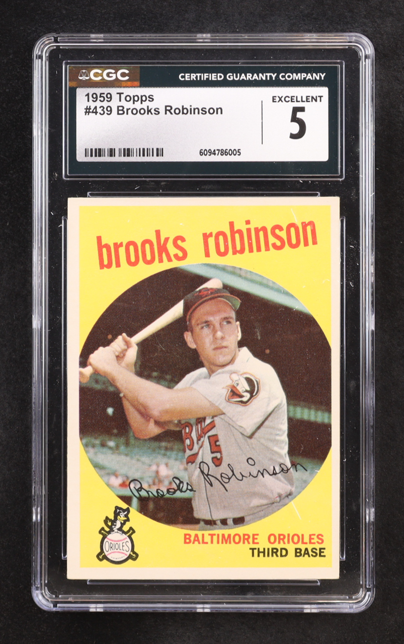 Brooks Robinson 1959 Topps #439 (CGC 5) at PristineAuction.com Brooks Robinson 1959 Topps #439 (CGC 5) at PristineAuction.com
