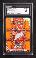 Patrick Mahomes II 2022 Panini Mosaic Reactive Orange #94 (CGC 8) at PristineAuction.com