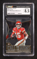 Patrick Mahomes II 2021 Panini Playoff Call to Arms #CA-PMA (CGC 8.5) at PristineAuction.com