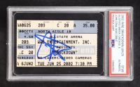 John Cena Signed 2002 WWE Smackdown Debut Ticket Stub (PSA) at PristineAuction.com