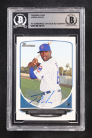 Jorge Soler Signed Sticker on 2013 Bowman Draft Picks & Prospects Top Prospects #TP9 (PSA) at PristineAuction.com