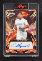 Luis Suarez 2023 Leaf Vibrance Autographs Orange Shimmer #BALS1 #2/6 at PristineAuction.com