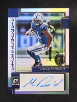 Michael Pittman Jr. 2022 Donruss Optic Signature Series Holo #11 at PristineAuction.com