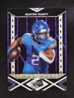 Ashton Jeanty 2024 Leaf Collective Promo Press Pass Shimmer Purple #PPB1 #191/199 RC at PristineAuction.com