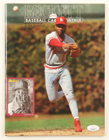 Ozzie Smith Signed 1992 Beckett Baseball Card Monthly Magazine Inscribed "The Wizard" (JSA) at PristineAuction.com
