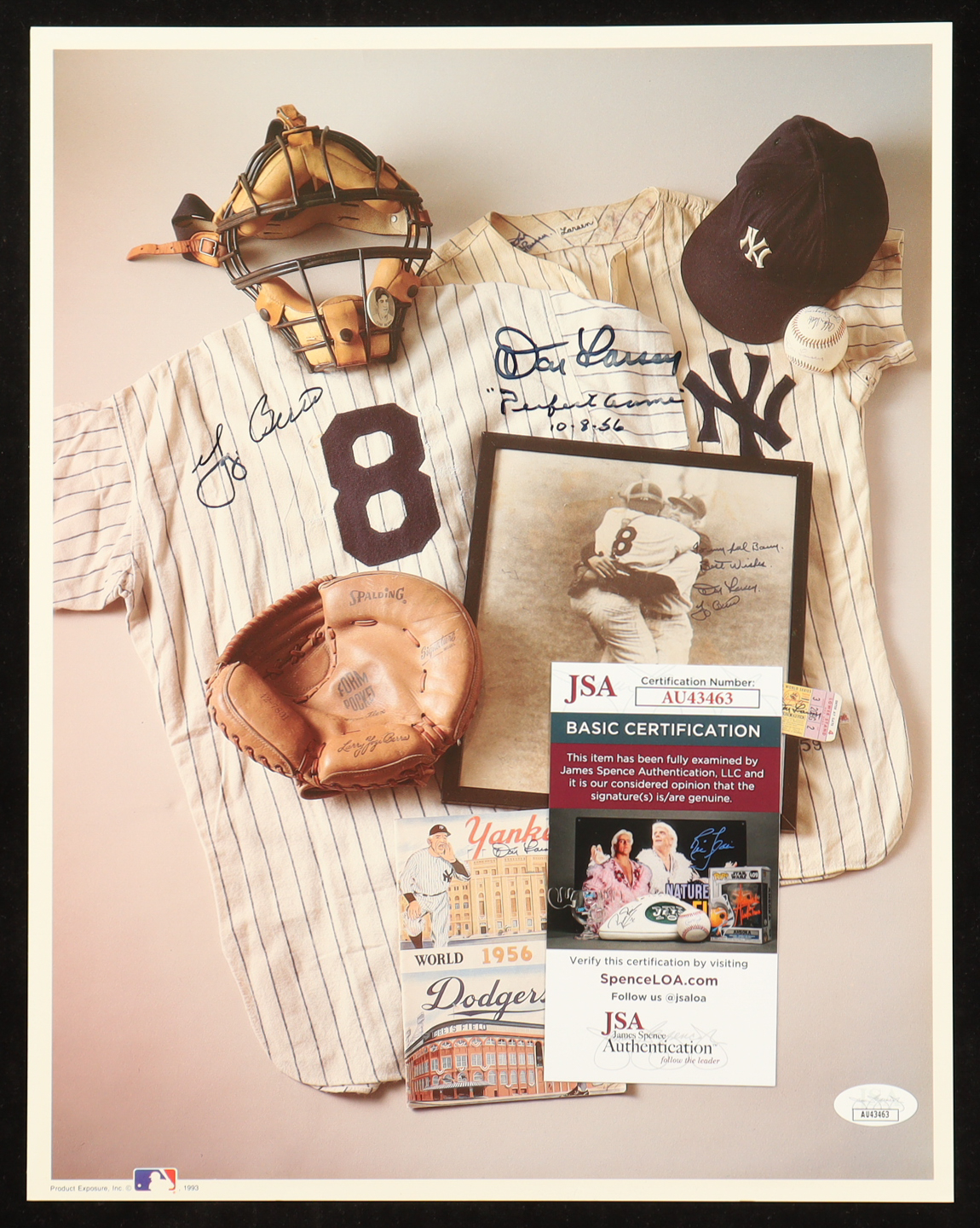 Don Larsen & Yogi Berra Signed 11x14 Photo (JSA) at PristineAuction.com Don Larsen & Yogi Berra Signed 11x14 Photo (JSA) at PristineAuction.com
