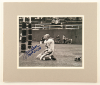 Y.A. Tittle Signed Giants Custom Matted Photo Inscribed "MVP 61-63" (Steiner) at PristineAuction.com
