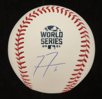 Freddie Freeman Signed 2021 World Series Baseball (Beckett) at PristineAuction.com