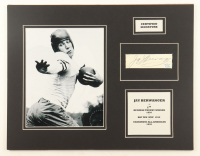 Jay Berwanger Signed Custom Matted Cut Display (SOP) at PristineAuction.com