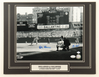 Don Larsen & Yogi Berra Signed Custom Matted Photo (JSA) at PristineAuction.com