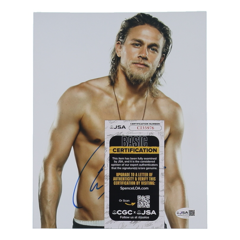 Charlie Hunnam Signed 8x10 Photo (JSA) at PristineAuction.com Charlie Hunnam Signed 8x10 Photo (JSA) at PristineAuction.com