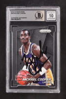 Michael Cooper Signed 2014-15 Panini Prizm #233 (BGS | Autograph Graded BGS 10) at PristineAuction.com