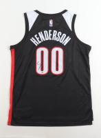 Scoot Henderson Signed Trail Blazers Nike Authentic Jersey (PSA) at PristineAuction.com