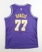 Luka Doncic Signed Lakers Jordan Authentic Jersey (PSA) at PristineAuction.com