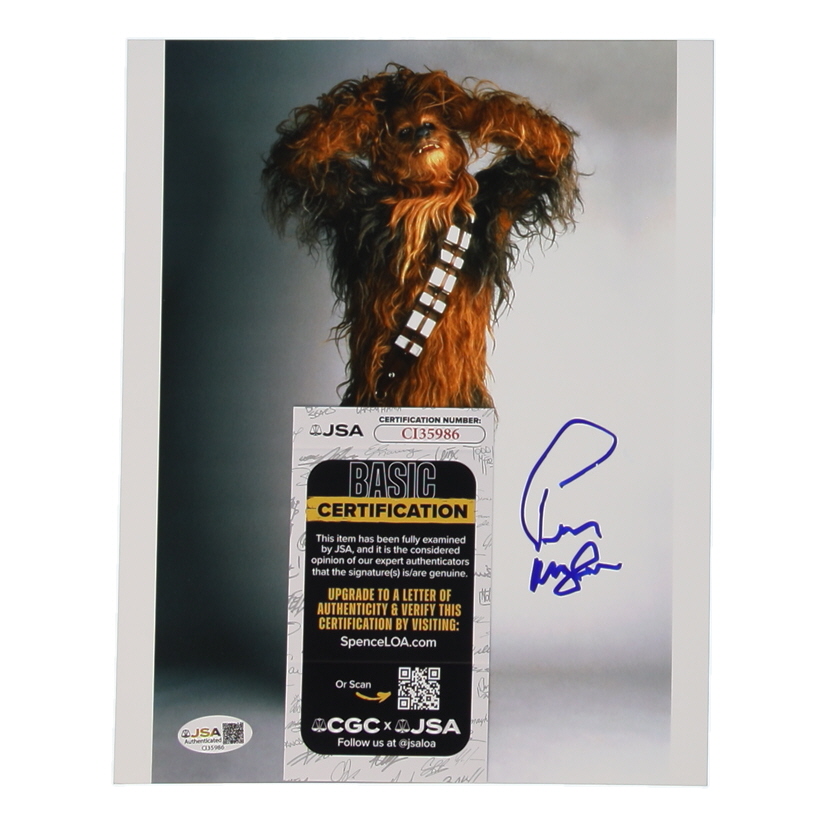 Peter Mayhew Signed "STAR WARS" 8x10 Photo (JSA) at PristineAuction.com Peter Mayhew Signed "STAR WARS" 8x10 Photo (JSA) at PristineAuction.com