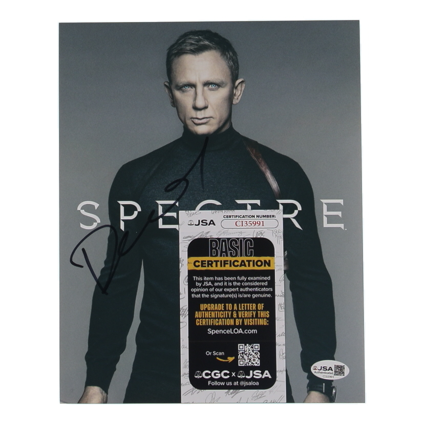 Daniel Craig Signed "Spectre" 8x10 Photo (JSA) at PristineAuction.com Daniel Craig Signed "Spectre" 8x10 Photo (JSA) at PristineAuction.com