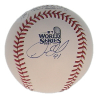 Dino Ebel Signed 2024 World Series Baseball (JSA) at PristineAuction.com