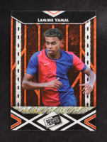 Lamine Yamal 2024 Leaf Collective Promo Press Pass Shimmer Orange #PPB4 #161/299 at PristineAuction.com