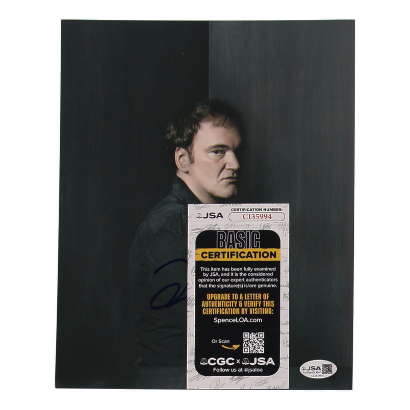 Quentin Tarantino Signed 8x10 Photo (JSA) at PristineAuction.com Quentin Tarantino Signed 8x10 Photo (JSA) at PristineAuction.com