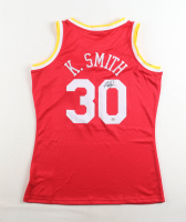 Kenny Smith Signed Rockets Mitchell & Ness Authentic Jersey (PSA) at PristineAuction.com
